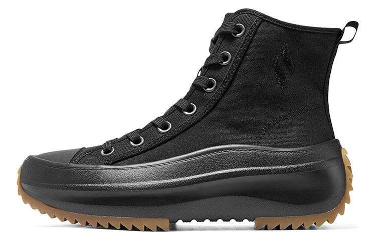 Skechers Abrasion Resistant Breathable Abrasion Resistant Breathable High top Casual Shoes Women's Black