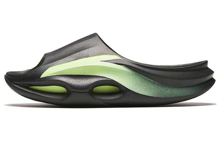 ANTA Anta Pool Shadow Slide Slippers Men's Black Green