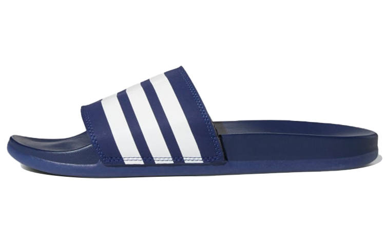 Adidas Adidas Adilette Comfort Sandals Blue White Slippers 'Blue White'
