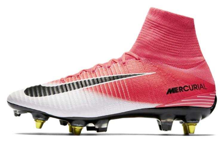 Nike Nike Mercurial Superfly 5 Soccer Shoes Men's High Top Pink/White