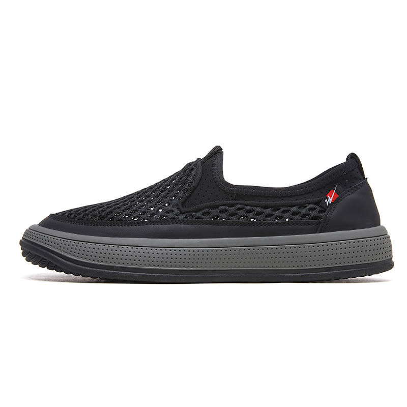 DOUBLE STAR 88 Summer Slip on Mesh Trendy Shoes Odor Resistant Slip Resistant Cut Out Old Beijing Cloth Shoes Mesh