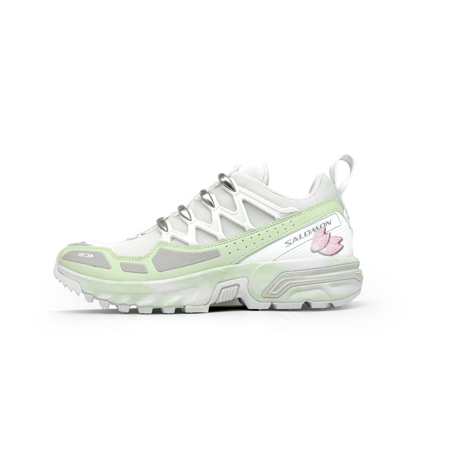 SALOMON ACS+ Sakura Haruno Bud Cushioning Breathable Casual Shoes Unisex Green