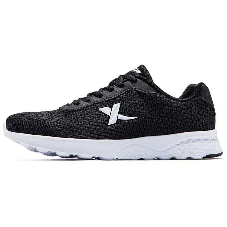 XTEP Cushioning Slip Resistant Abrasion Resistant Breathable Lightweight Low top Casual Shoes Men's Black