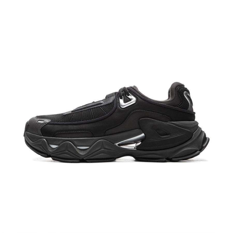 Li-Ning Li Ning Slip Resistant Abrasion Resistant Low top Casual Shoes Men's Black Gray