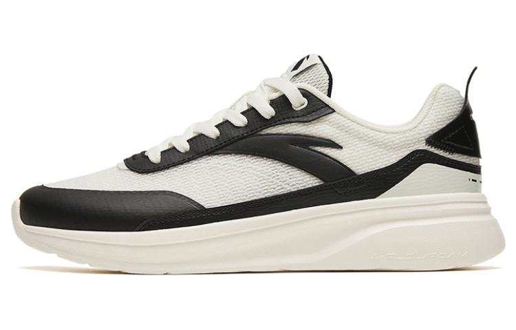 Anta Traveler GZ Slip Resistant Abrasion Resistant Low top Casual Shoes Men's White Black