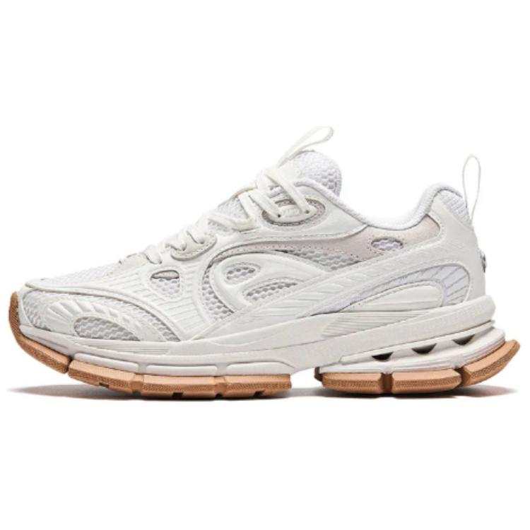 Anta Cushioning Slip Resistant Low top Casual Shoes Women's White