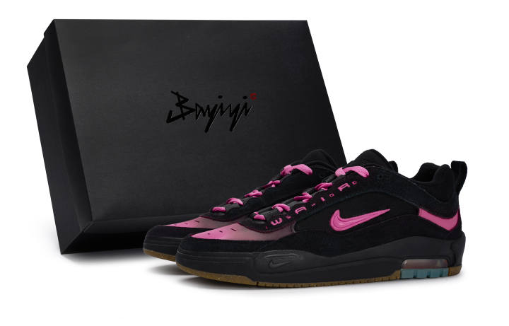 Nike Nike Air Max Ishod 811 Manufacturing, Li Ye Rose Red, Special Shoe Box Slip Resistant Abrasion Resistant