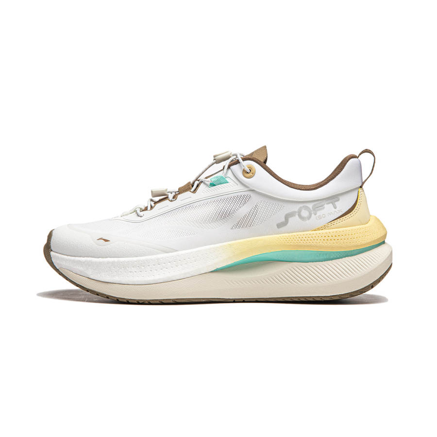 Li-Ning Li Ning SOFT GO MAX Slip Resistant, Abrasion Resistant, Breathable Low top Casual Shoes Men's Ecru