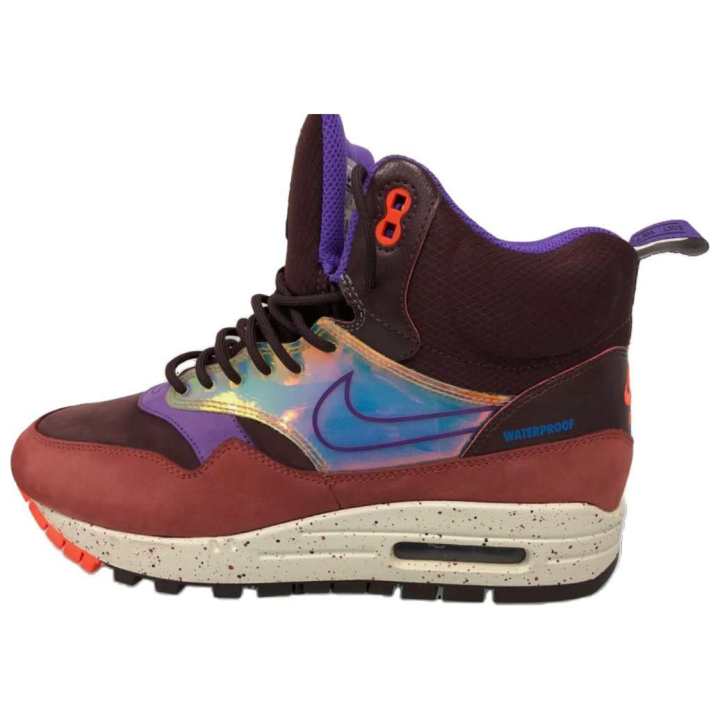 Nike Nike Air Max 1 Mid Sneakerboot Deep Burgundy Women's
