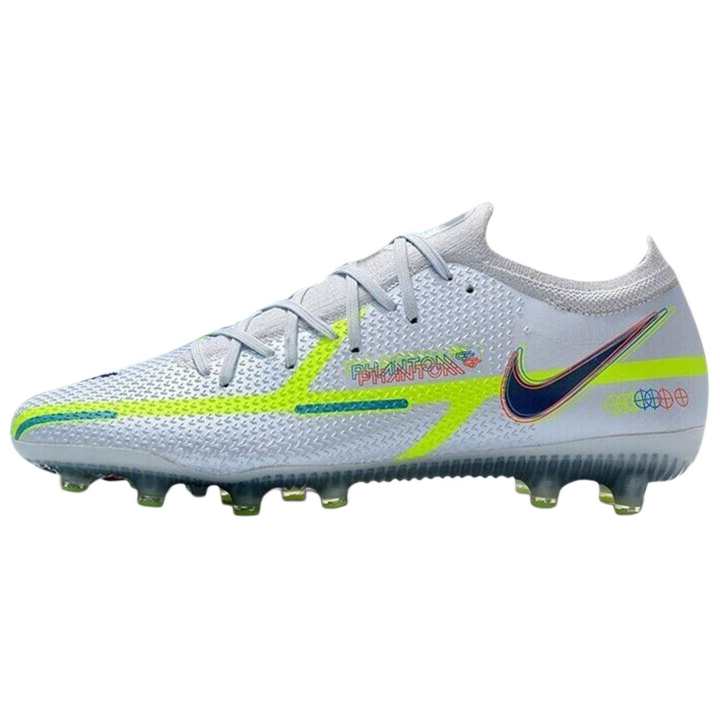Nike Nike Phantom GT2 AG Artificial Ground Slip Resistant Abrasion Resistant Soccer Shoes Men's Gray Green