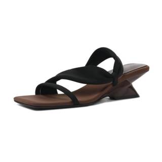 NX DOUGHNUT Quiet Quick Dry Slide Slippers Women's Black