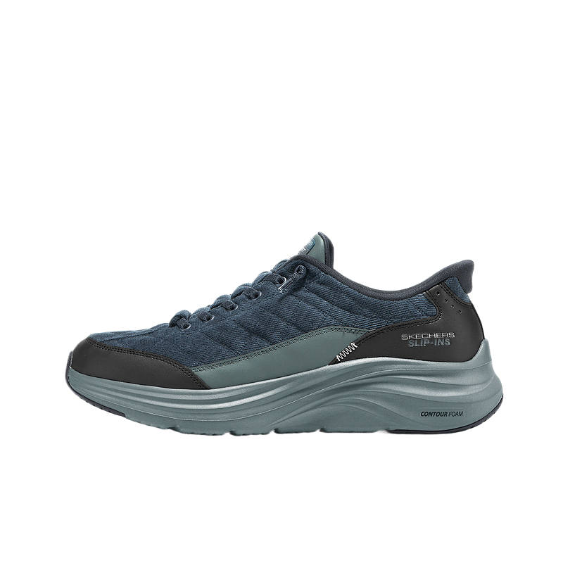 Skechers Slip On Casual Shoes Men's Marine Blue