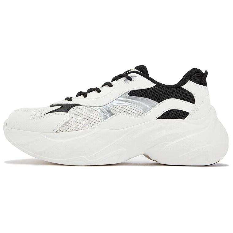 361° Slip Resistant Abrasion Resistant Low top Casual Shoes Women's White Black