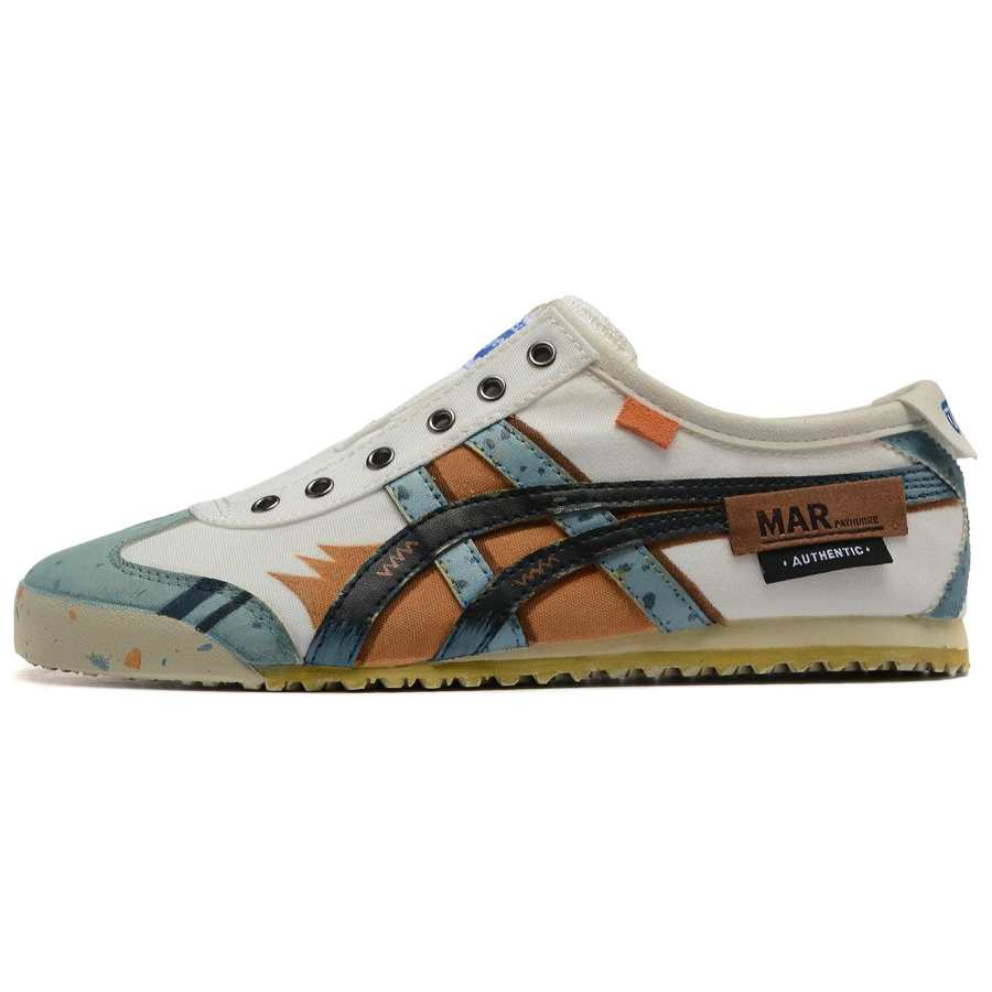 Onitsuka Tiger MEXICO 66 Raw Coconut Latte Textile, Synthetic Leather Comfortable And Trendy