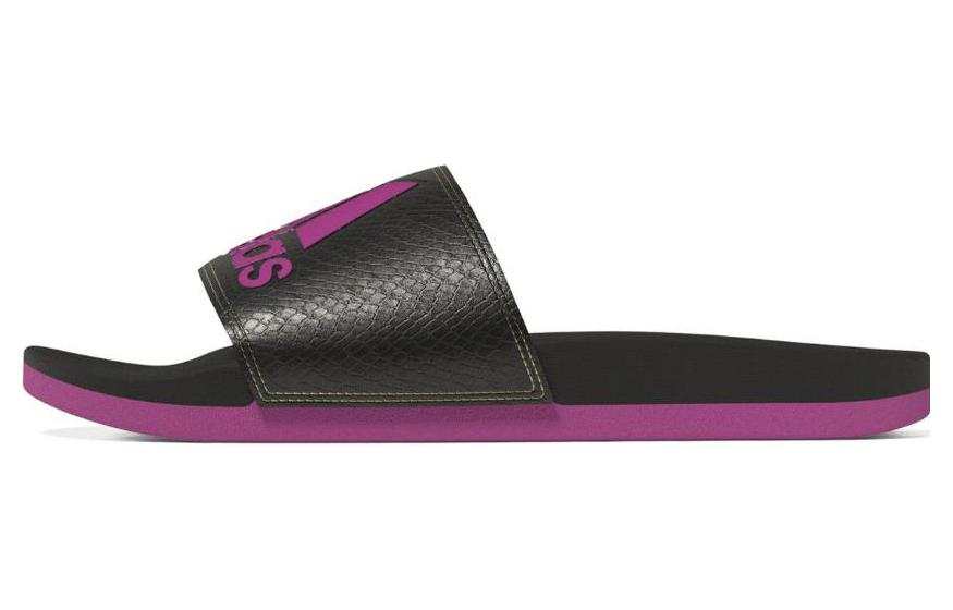 Adidas Adidas Adilette Comfort Slides 'Black Purple' Women's