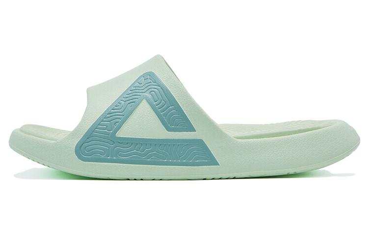 PEAK PEAK State Extremely Large Triangle 1.0 Comfortable And Trendy Slide Slippers Men's Crystal Green