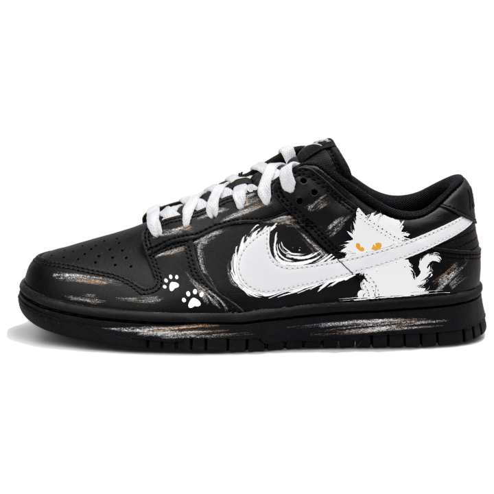 Nike Nike Dunk Low top Skateboard Shoes Men's Black