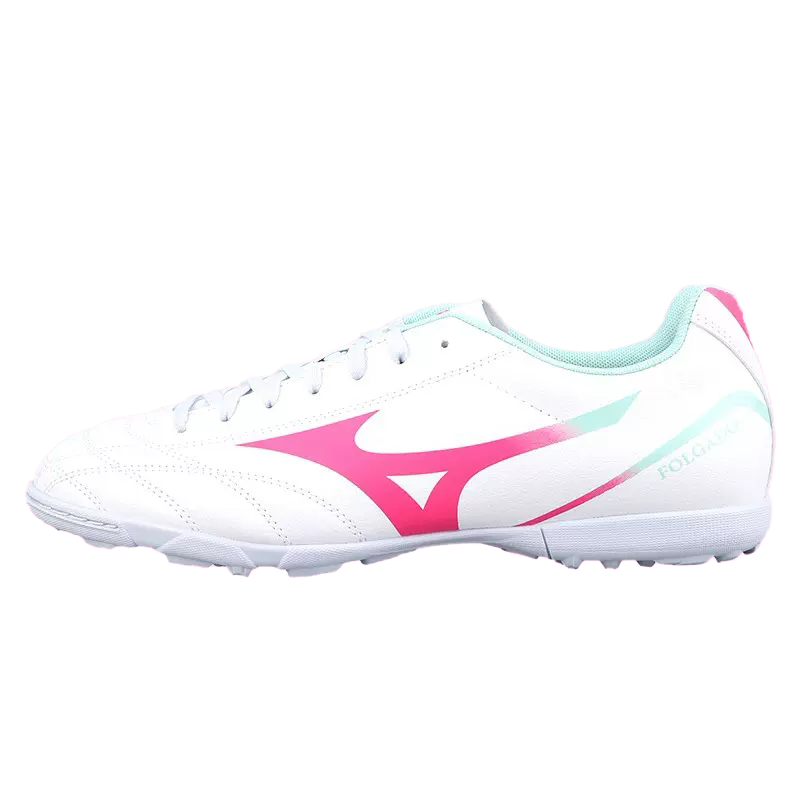 Mizuno AG Artificial Ground Non slip Lightweight Soccer Shoes Men's White Pink