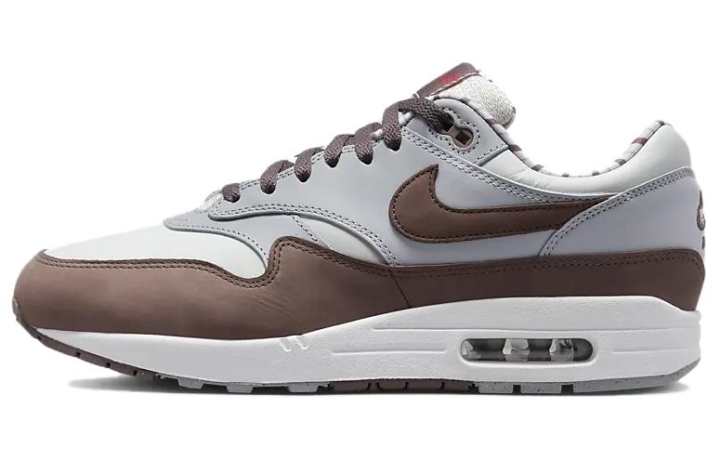 Nike Nike Air Max 1 Shima Abrasion Resistant Low top Casual Shoes Unisex Brown Gray