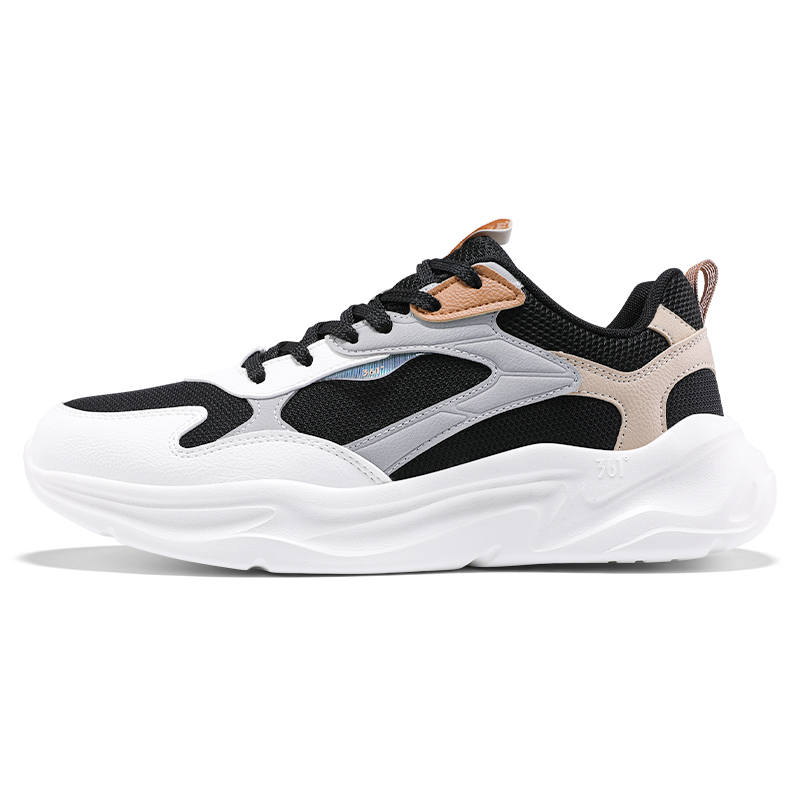 361° Slip Resistant Abrasion Resistant Low top Casual Shoes Men's Black White