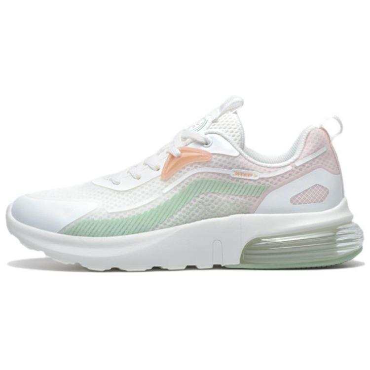 XTEP Phantom Casual Shoes Women's Low Top Sail White/Pure Pink/Light Pea Green