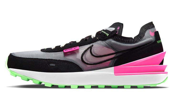 Nike Nike Waffle One Low top Running Shoes Black/Pink