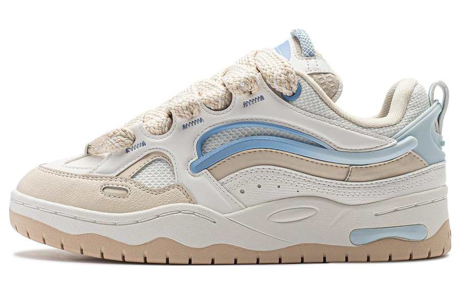 Li-Ning Li Ning Casual Shoes Women's Low Top Mist White/Dusty Khaki