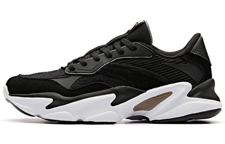 Anta Comfortable Abrasion Resistant Low top Casual Shoes Women's Black White Brown