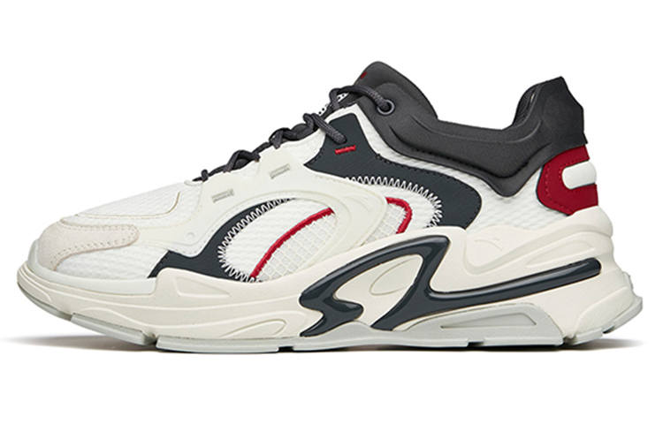 Anta Life Collection Cushioning, Wear Resistant Low top Casual Shoes Men's White Red Black