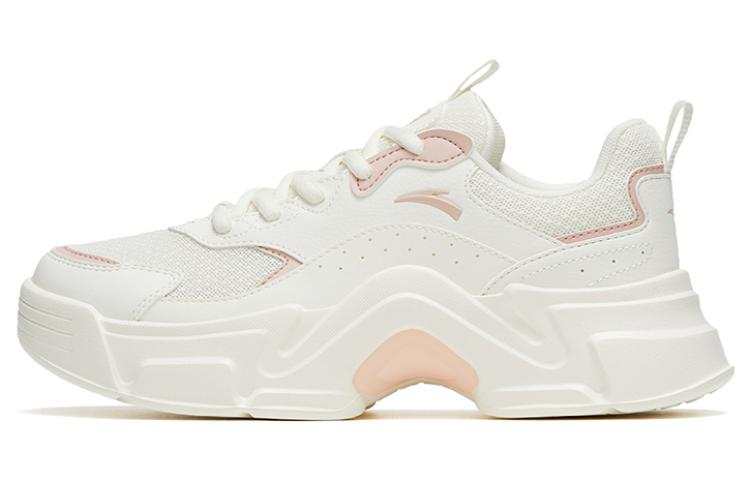 Anta Rabbit Shoes Cushioning Slip Resistant Low top Athletic Shoes Women's White Pink