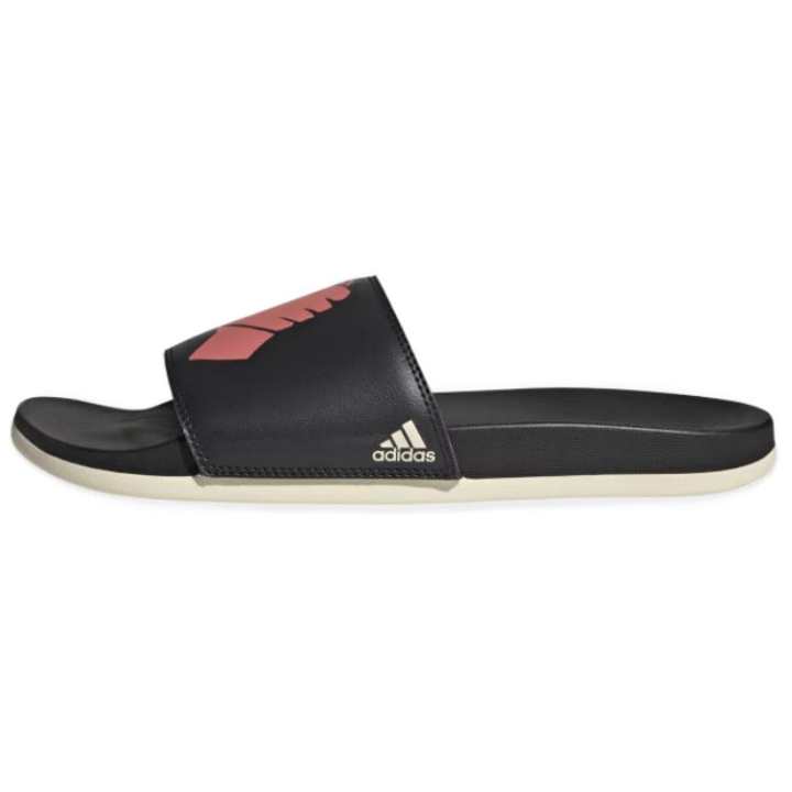 Adidas Adidas Adilette Slip Resistant Quick Dry Slide Slippers Women's Black Red