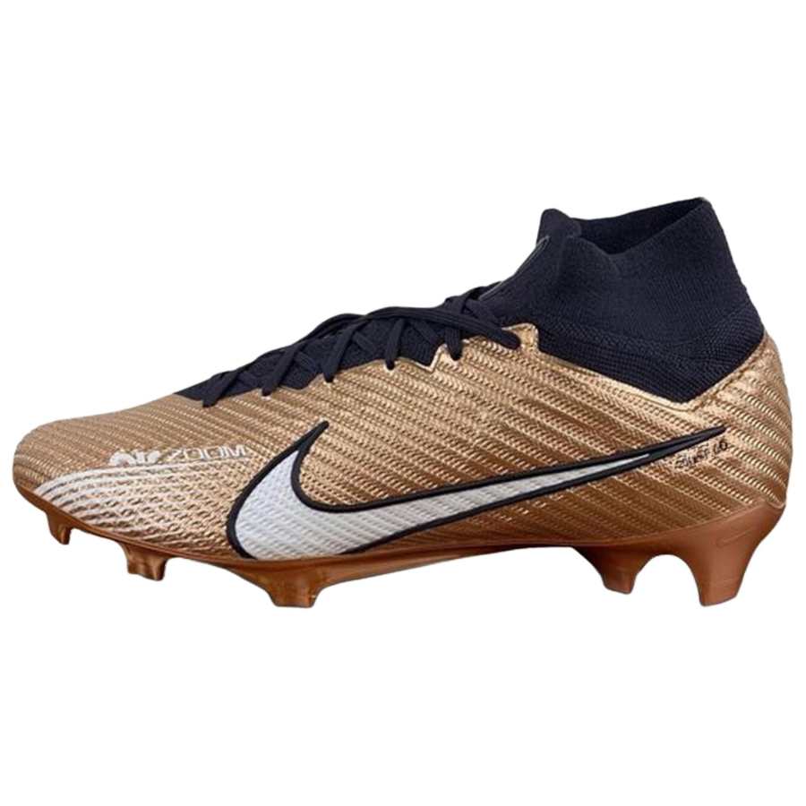 Nike Nike Mercurial Superfly 9 Elite Abrasion Resistant Soccer Shoes Men's Gold
