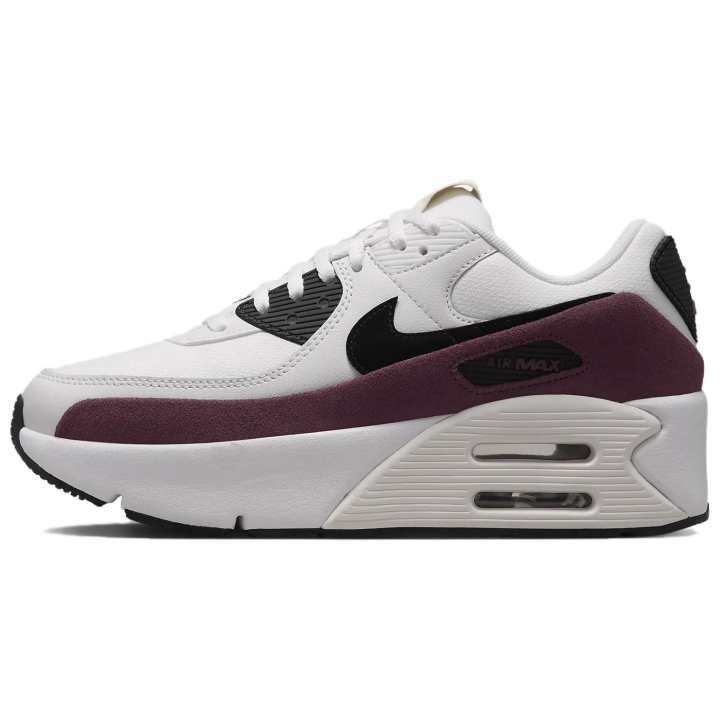 Nike Nike Air Max 90 LV8 Sail Night Maroon Phantom Black Women's