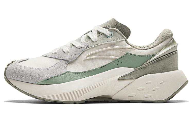 Anta Rock Sugar 4 Low top Cushioning, Wear Resistant Casual Shoes Women's White Cyan Gray Green