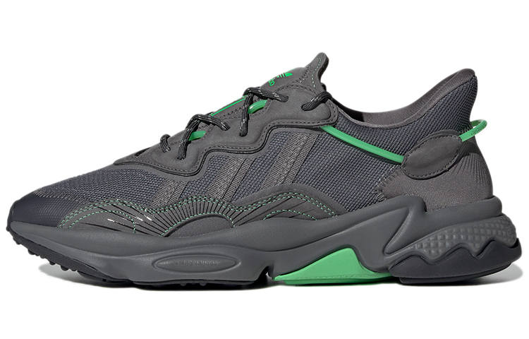 Adidas Originals Ozweego Casual Shoes 'Charcoal Grey Green'