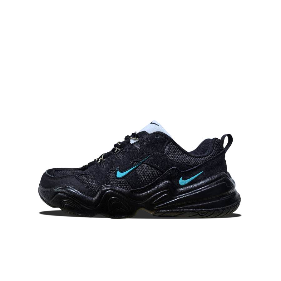 Nike Nike Tech Hera Green Youth Abrasion Resistant Abrasion Resistant Low top Casual Shoes Women's Black