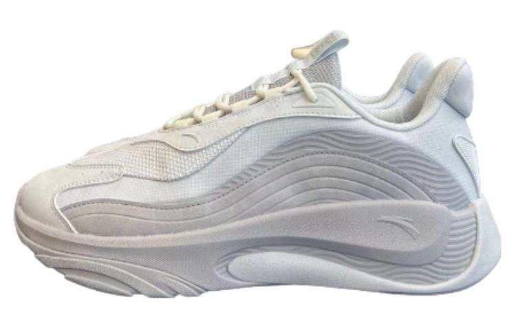 Anta Versatile Abrasion Resistant Low top Casual Shoes Unisex White