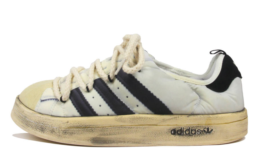 Adidas Originals Puffylette Dirty Shell Head Wear resistant And Lightweight Low top Casual Shoes Unisex Ecru