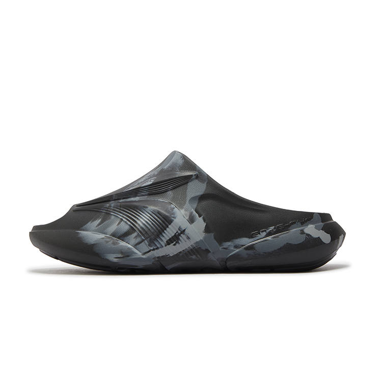 361° Speeding Slide Slippers Unisex Black Smoke Gray