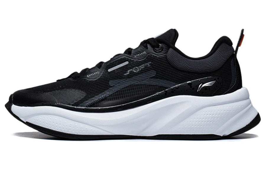 Li-Ning Li Ning Soft Slip Resistant Low top Casual Shoes Men's Black