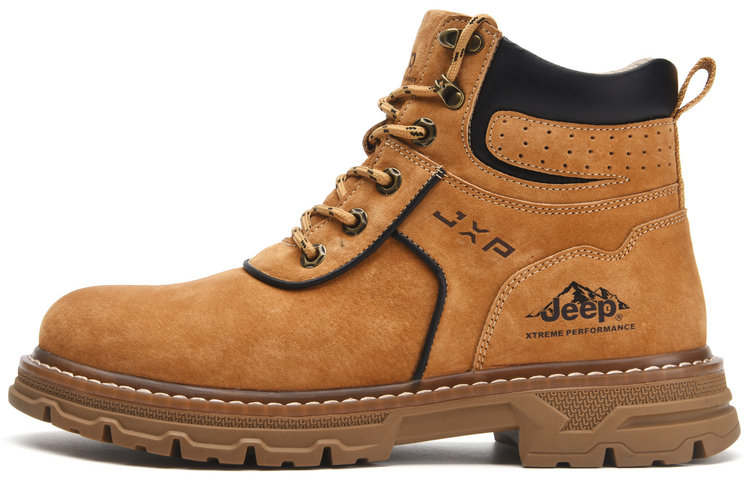 Jeep Jeep Short Combat Boots High Top Men's Gold