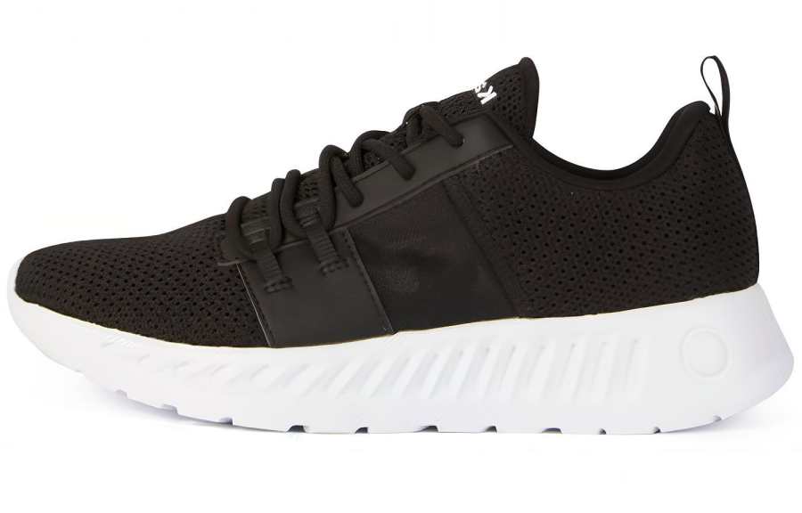 Kappa Cushioning Slip Resistant Cushioning Slip Resistant Low top Sports Casual Shoes Unisex Black White