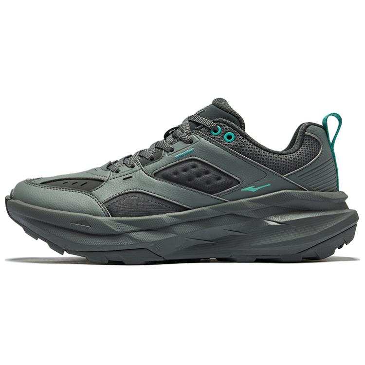 Erke Exploration Slip Resistant Abrasion Resistant Low top Casual Shoes Men's Steel Gray Carbon Gray