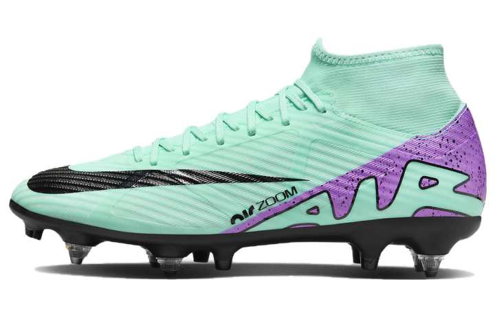Nike Nike Mercurial Superfly 9 Soccer Shoes Unisex Mid Top Ultra Turquoise Stone Color