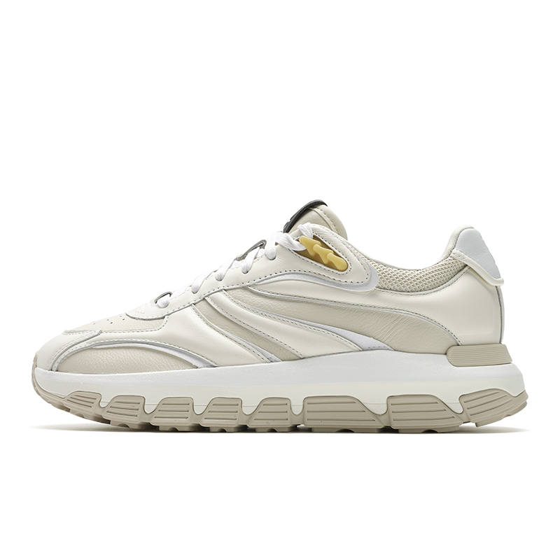 FILA Fashion Abrasion Resistant Low top Casual Shoes Women's White Gray