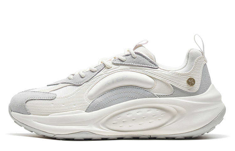 XTEP Low top Casual Shoes Men's Sail White/Lunar Stone Gray