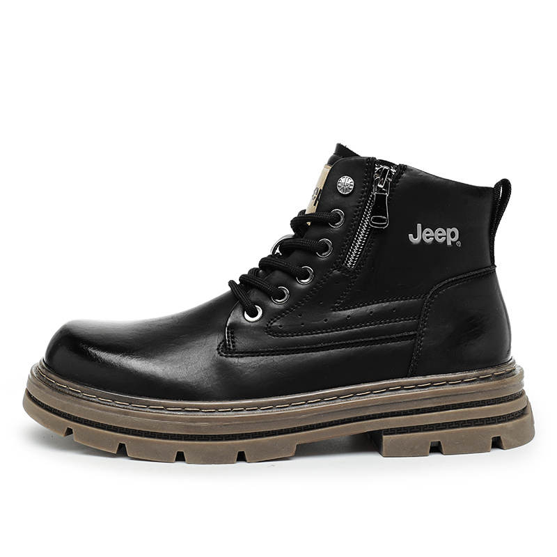 Jeep Jeep Combat Boots Men's Black, Khaki