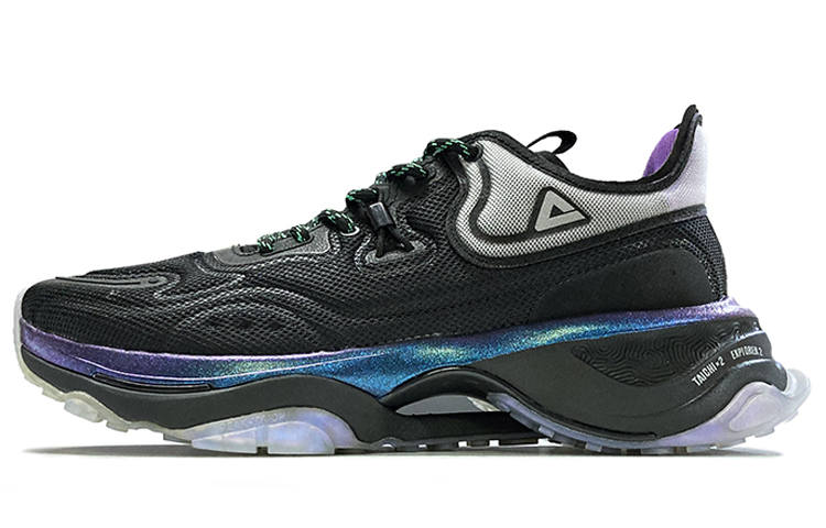 PEAK State Pole Explorer 2.0 Origin Slip Resistant Abrasion Resistant Low top Casual Shoes Men's Black Purple