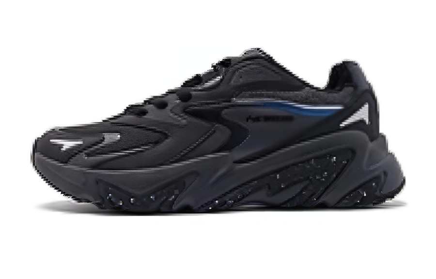 QIAODAN Abrasion Resistant Breathable Low top Casual Shoes Men's Black Green