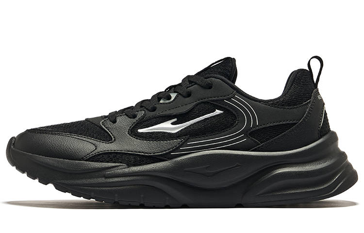 Erke Phantom 1.0 Slip Resistant Abrasion Resistant Low top Casual Shoes Men's Black